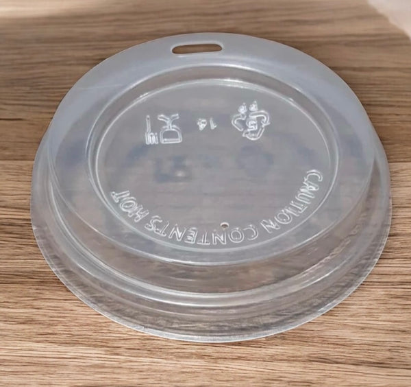 Black Plastic Paper Cup Lid (12 oz) 1000 tablets per carton