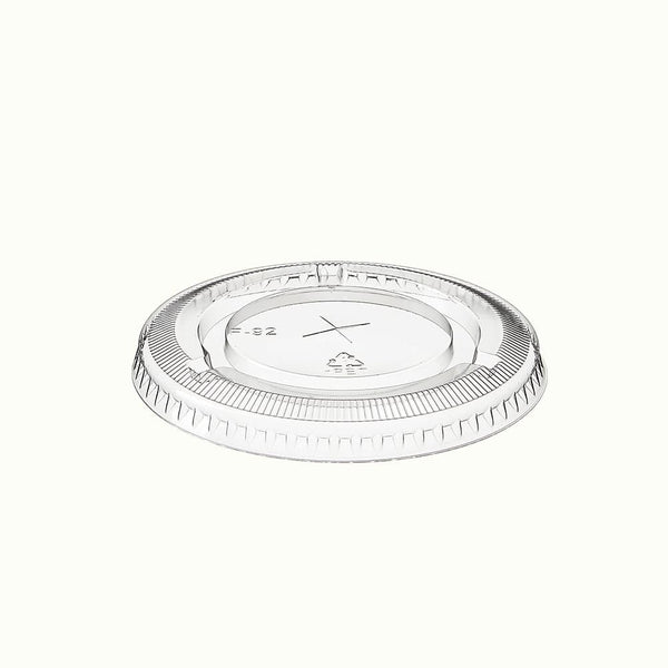 Clear Flat Lid For Plastic Cup (12/16) oz