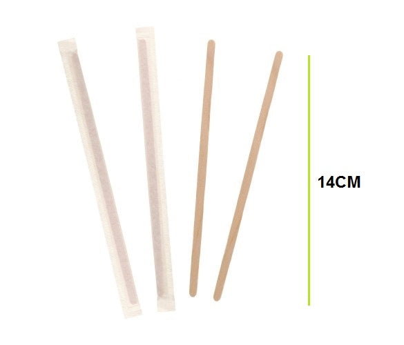 Wooden Coffee Stirrers (140 mm) 5000 Beans per Carton