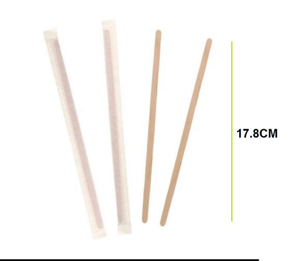 Coffee Coated Wooden Stirrer (178 mm) 5000 grains per carton